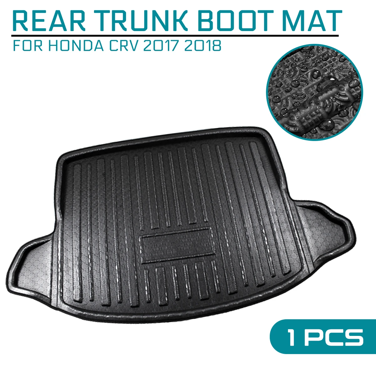 

Car Floor Mat Carpet Rear Trunk Anti-mud Cover For Honda CRV 2017 2018