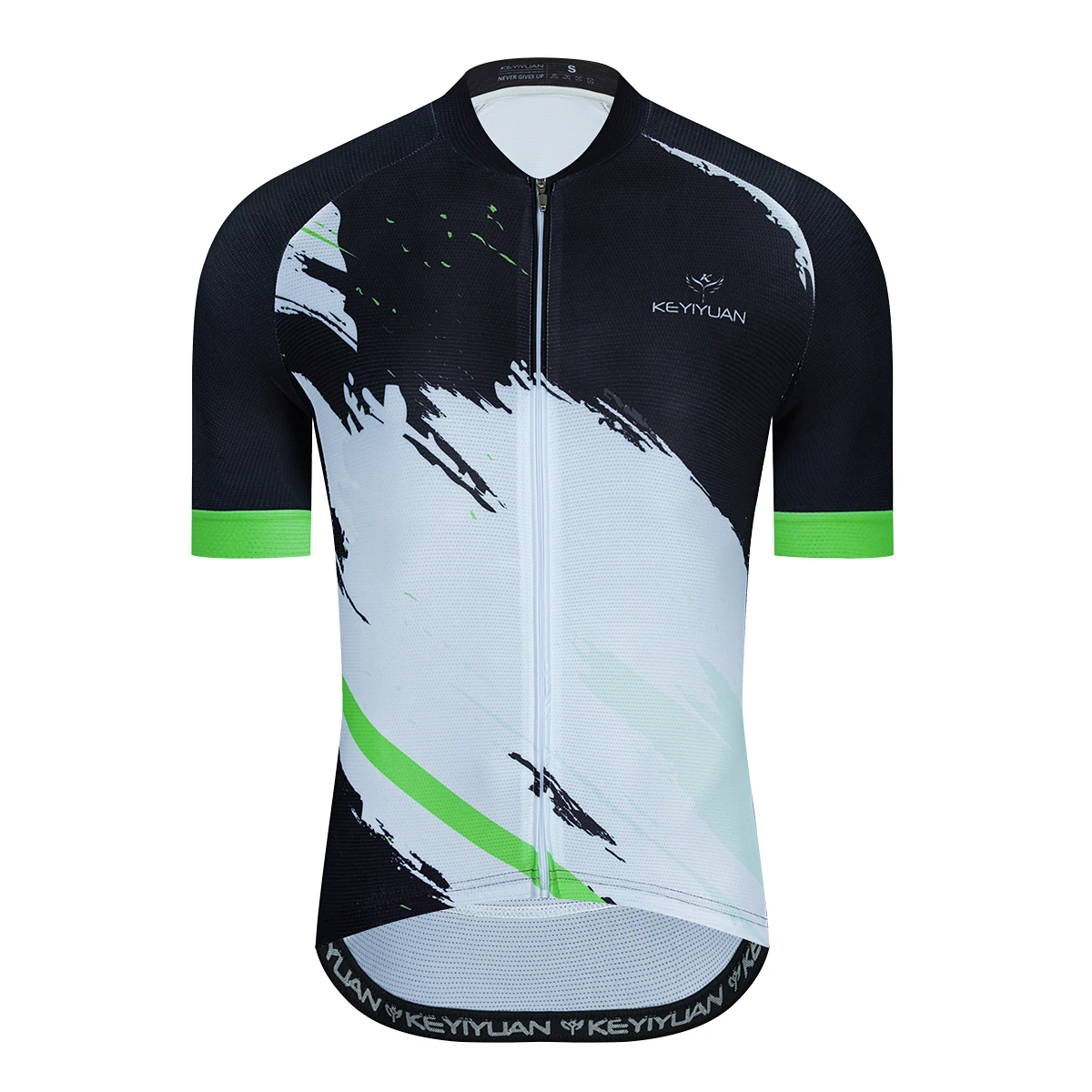 

KEYIYUAN Breathable Colorful Cycling Jersey Men Summer Anti-Ultraviolet Jackets Road Team Mountain Bike Maillot Bisiklet Forması