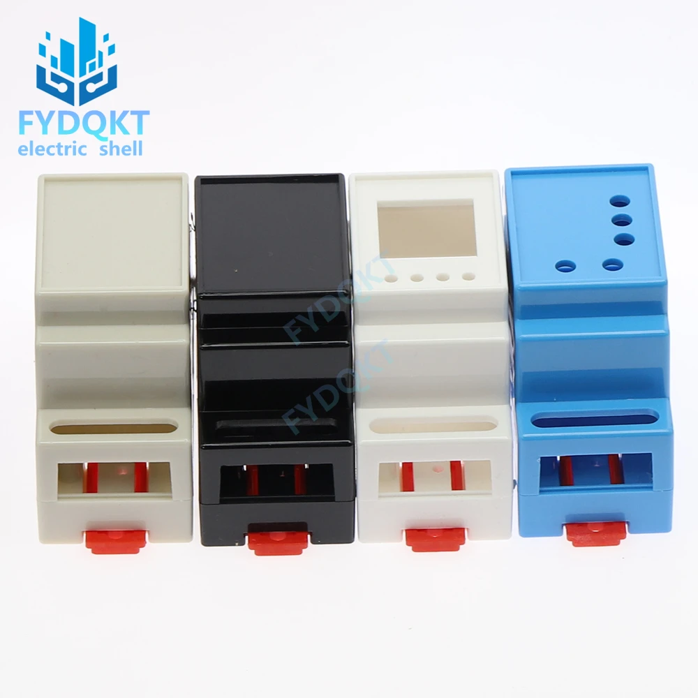 1 шт. DIN-рейка распределительная коробка ПЛК пластиковая для электроники проект