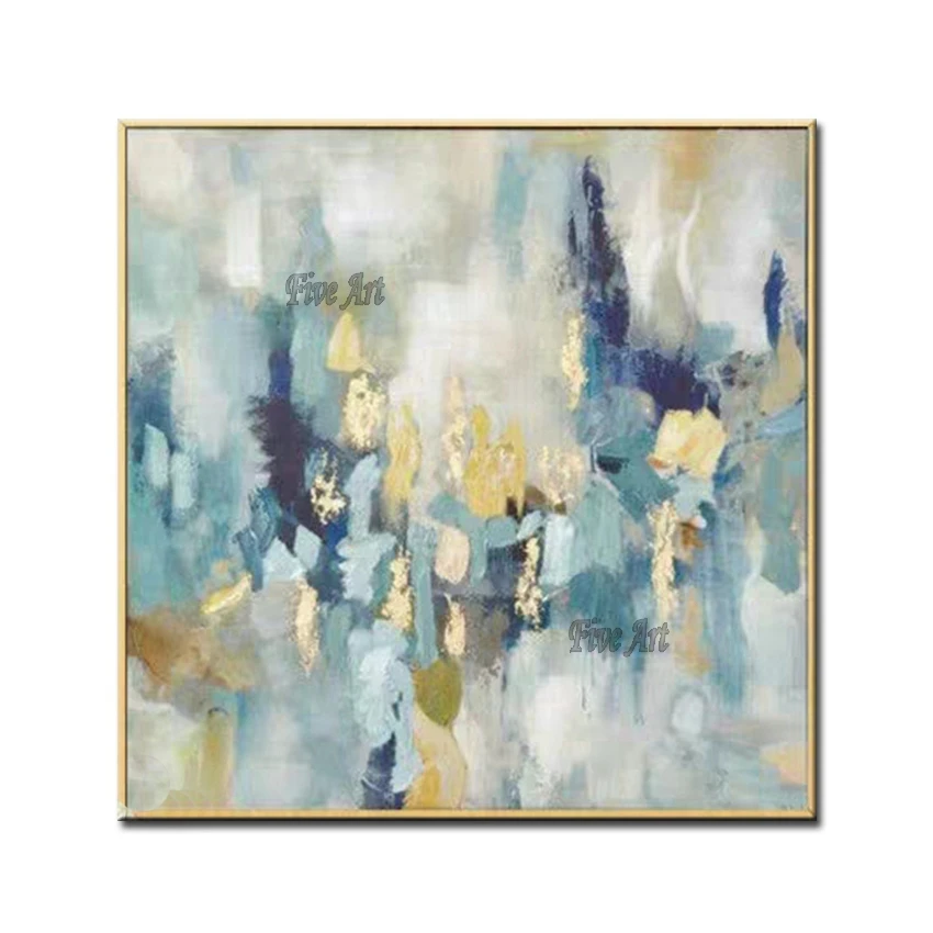 

Modern Home Decor Showpiece Real Handmade New Abstract Oil Painting Artwork Unframed Canvas Wall Art Decoration Picture Painting