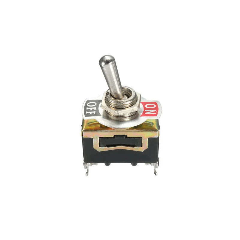 1 шт. миниатюрный вкл. Выкл. Маленький рычажный выключатель SPST 12 в сверхмощный