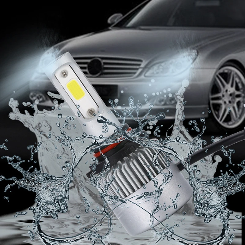 TOSPRA 6000K H7 светодиодный H1 H3 H8 H11 9005 HB3 9006 HB4 лампы H27 880 881 9600LM Автомобильные фары