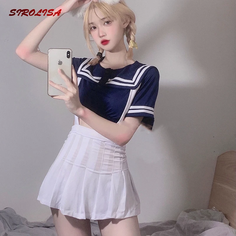 Японская Сексуальная Студенческая Матросская униформа прекрасный спортивный