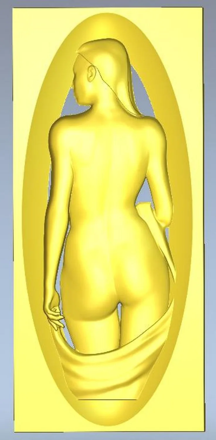 3d модель рельеф для ЧПУ в формате STL ladyX нюдовые девушки/Женщины 22|Фрезы по дереву|