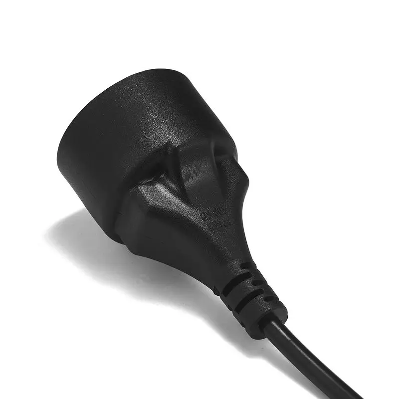 Удлинительный кабель 20 см 30 50 IEC 320 C14 штепсель типа папа для Schuko CEE7/4 европейская