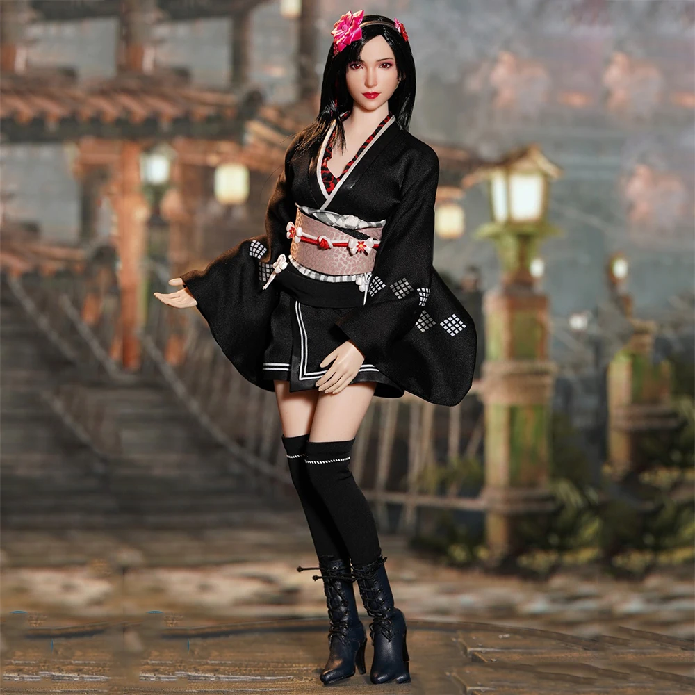 

SUPER DUCK SET058 1/6 scale fighting figure goddess kimono costume model for 12 inch action figure in stock