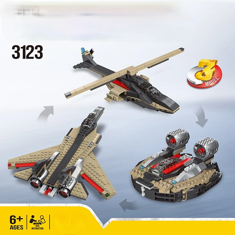 

Fast Flyers 3 In 1 Building Blocks Boy girl friends Christmas birthday Gifts Toys 4953 Creator 3123