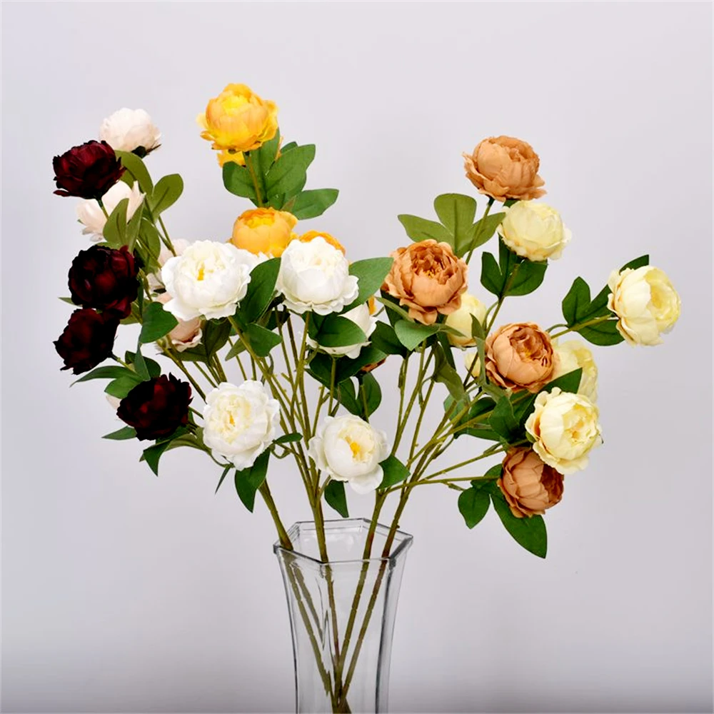 

Simulation Flower Creative Party Peony Flower Home Living Room Decoration Holiday Banquet Wedding Decoration Garden Celebration