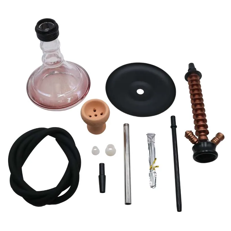 Кальян из нержавеющей стали большого размера новый дизайн набор для курения Chicha