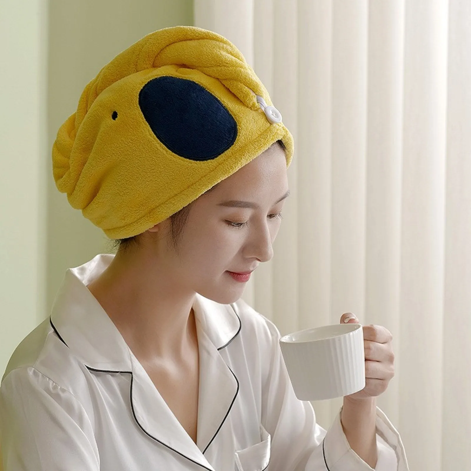 

Coral fleece After Shower Hair Drying Wrap Womens Girls Lady's Towel Quick Dry Hair Hat Cap Turban Head Wrap Bathing Tools