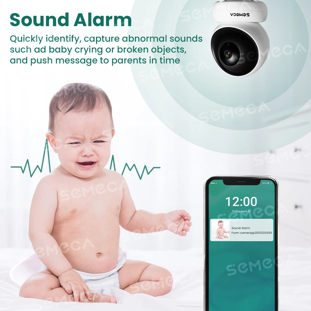 semeca 1080p ip camera tuya smart automatic tracking home security indoor camera surveillance wireless wifi camera baby monitor free global shipping