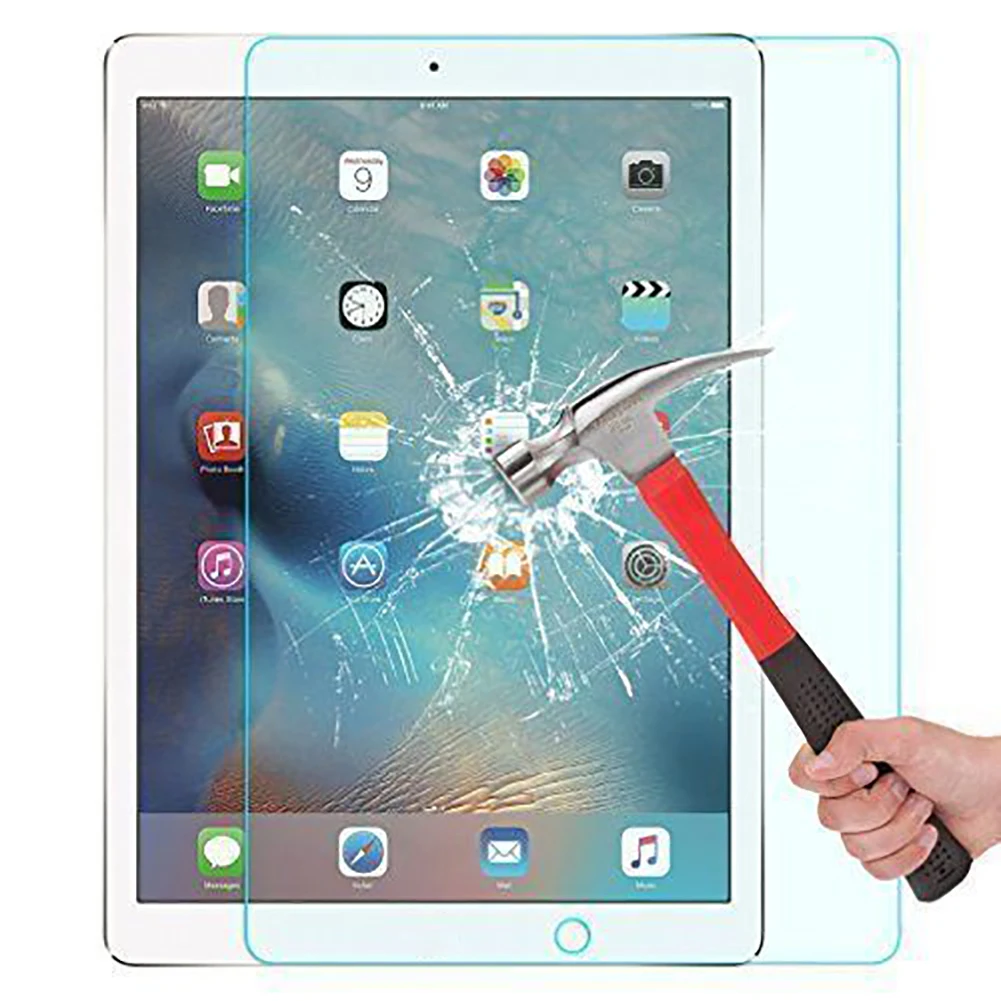Новинка закаленное Стекло Экран защиты чехол для iPad 2/3/4 5th 6th iPad Air Mini 7,9 Pro 9,7 10,5