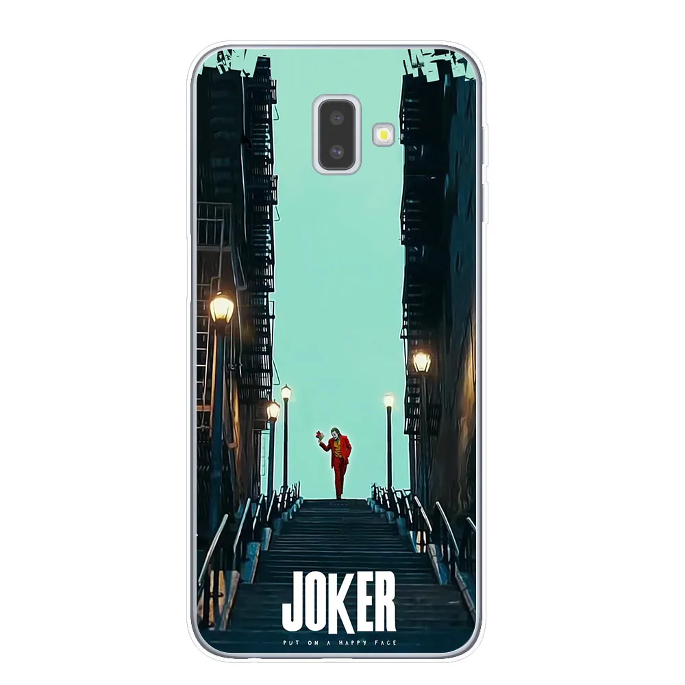 T7836 Joker из фильма ужасов «надевать счастливого лица мягкий TPU чехол для samsung J3 J5 J7 J4 J6 плюс Примечание 10 Pro Прозрачный чехол для телефона - Цвет: T7836