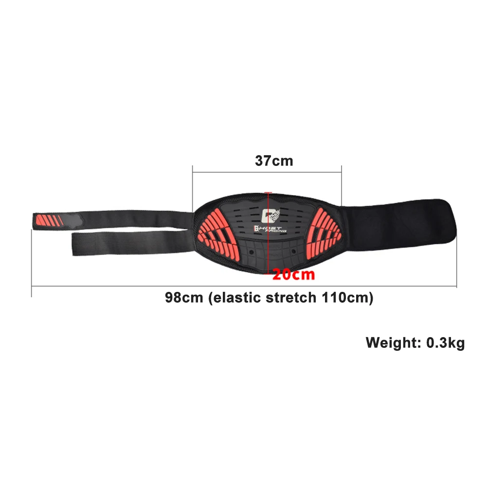 

New Motorcycle Racing Waist Support Kidney Belt Adjustable Sports Safety Protective Breathable High Elastic Proection Strap Gear