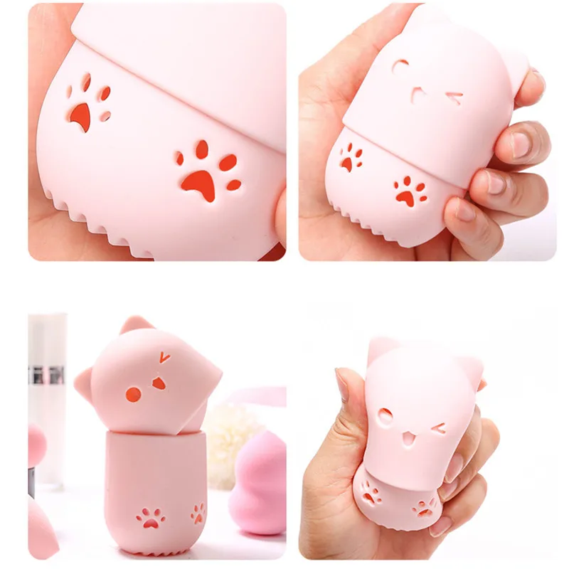 1 шт. мягкий силиконовый чехол для косметики |