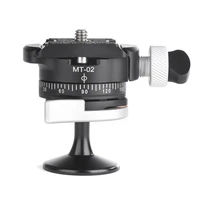 mt 02 max 8kg tripod head 360 ball head rotating panoramic ballhead arca swiss rrs adapters for monopod dslr camera dv slider