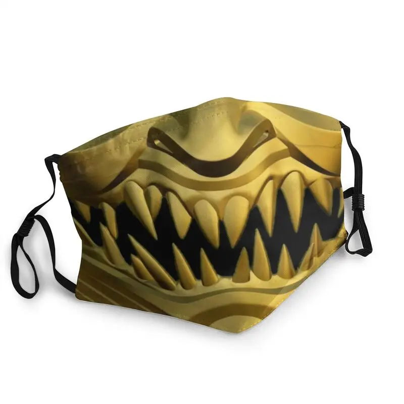 

Scorpion Samurai Mortal Kombat Reusable Unisex Adult Face Mask Sub Zero MKX Liu Kang Protection Cover Respirator Mouth Muffle