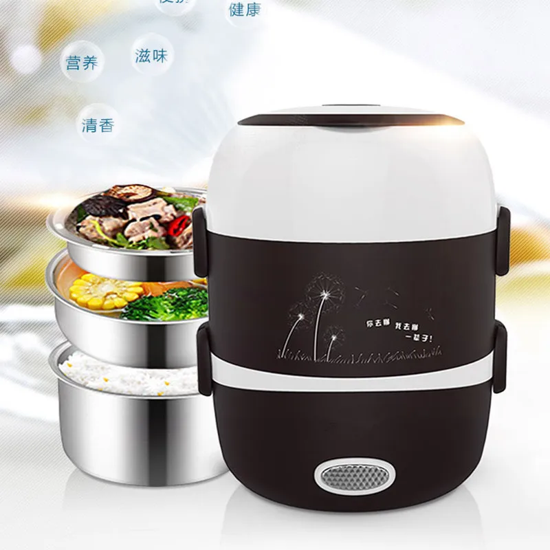Портативная электрическая мини рисоварка 220 В нагревательная коробка