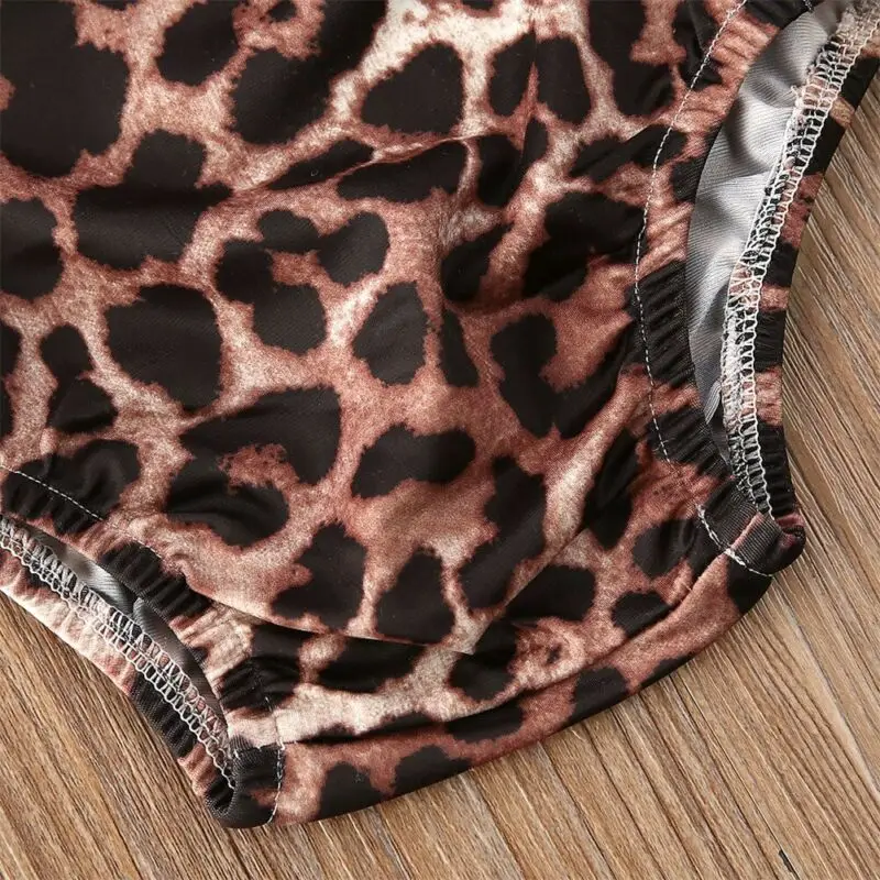 

NEW 2020 Newborn Toddler Kids Baby Girl Leopard Swimwear Swimsuit Bikini Bathing Suit