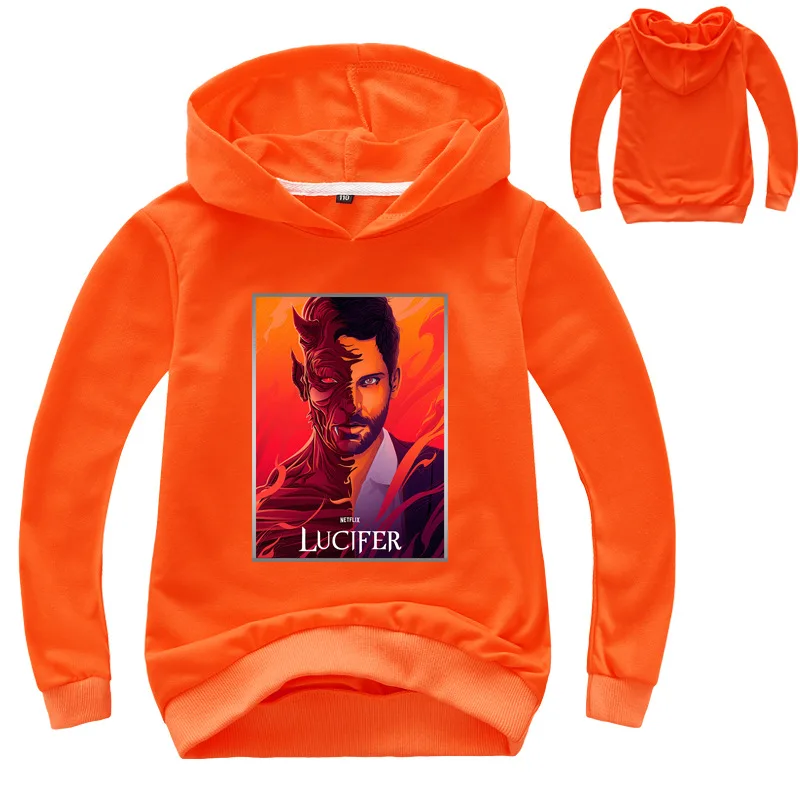 

DLF 2-16Y Fall Casual Harajuku Graphic Boys Sweatshirt Lucifer Morningstar Hoodie Kawaii Funny Girls Hoodies Pullover Sweaters