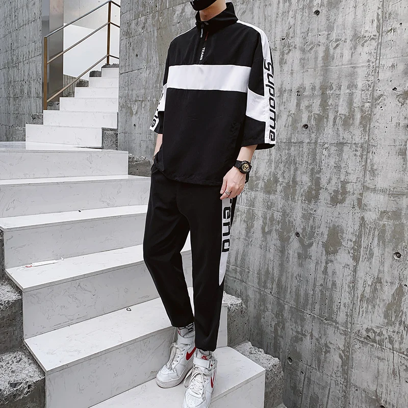 VOGUELEO 2019 новый стиль модный спортивный костюм полиэстер CasualThree Quarter Толстовка на