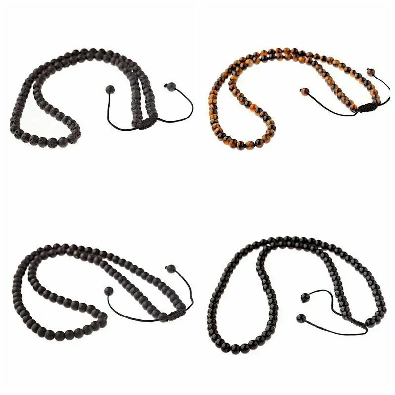 Оптовая продажа натуральный 6 мм модный мужской женский камень Лава тигры глаз