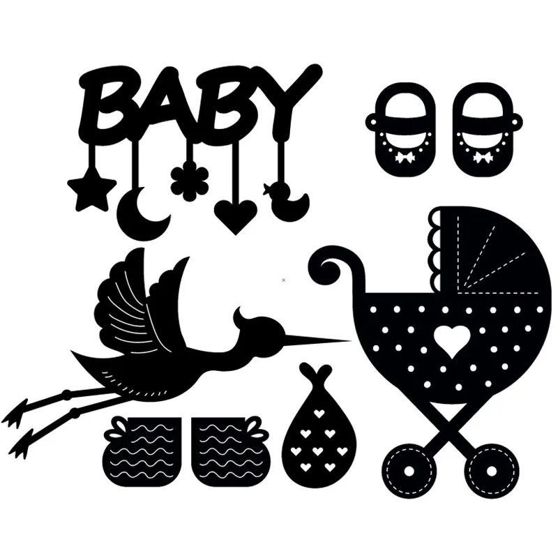 Eastshape металлические режущие штампы 2019 детская коляска с мешками и краном