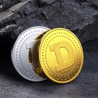 goldsilver plated bitcoin dogecoin currency coin commemorative coins wow dog pattern souvenir collection gifts art collectible