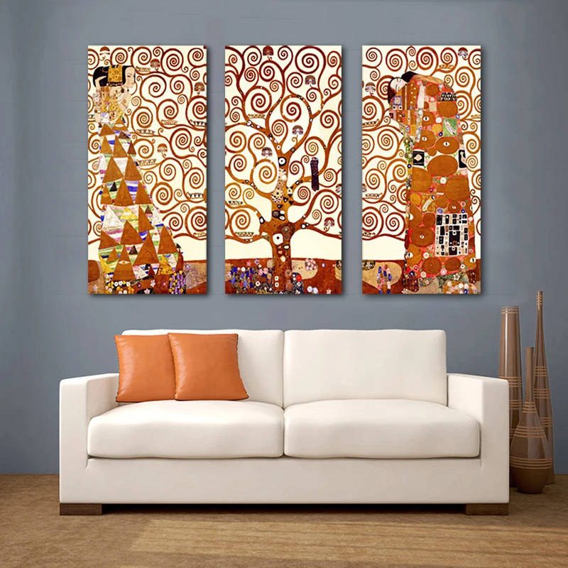 RELIABLI искусство Древо жизни Густав Климт картины на холсте Печать стене для