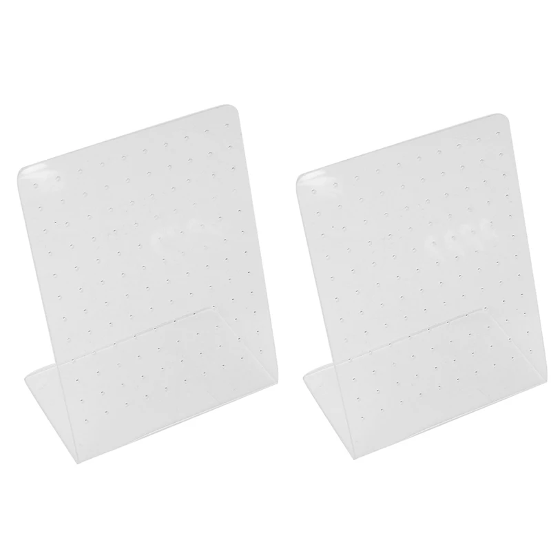 

69HB Display Holder 2 Pieces of Display Supports Display of Earrings Transparent