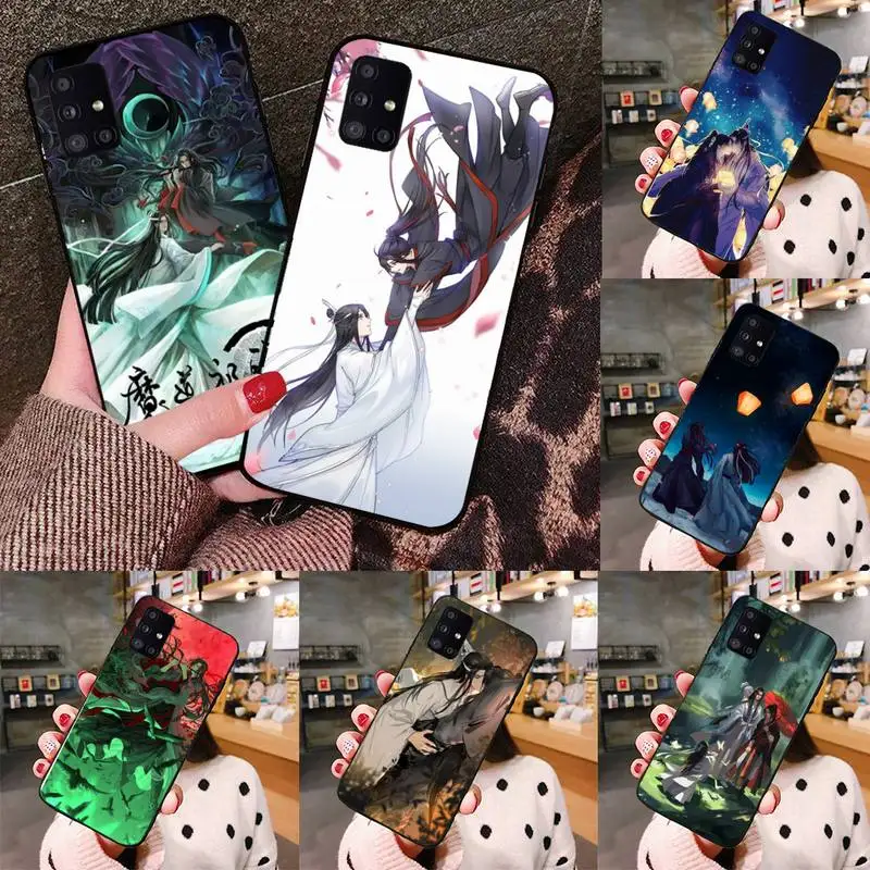 

mo dao zu shi Phone Case black For Samsung galaxy S 21 20 10 8 A 51 71 50 21s 70 40 20 20e note 10 plus Ultra 5g fe