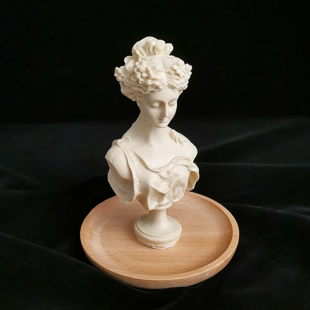 

3D Goddess Artist Madonna Classical European Style Silicone Mold Candle Plaster Mould DIY Household Decoration Craft Tools