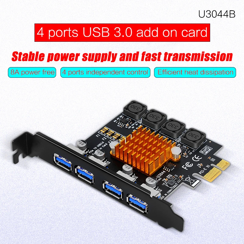 Универсальная настольная материнская плата PCI E на USB 3 0 порты 19PIN Solt Плата