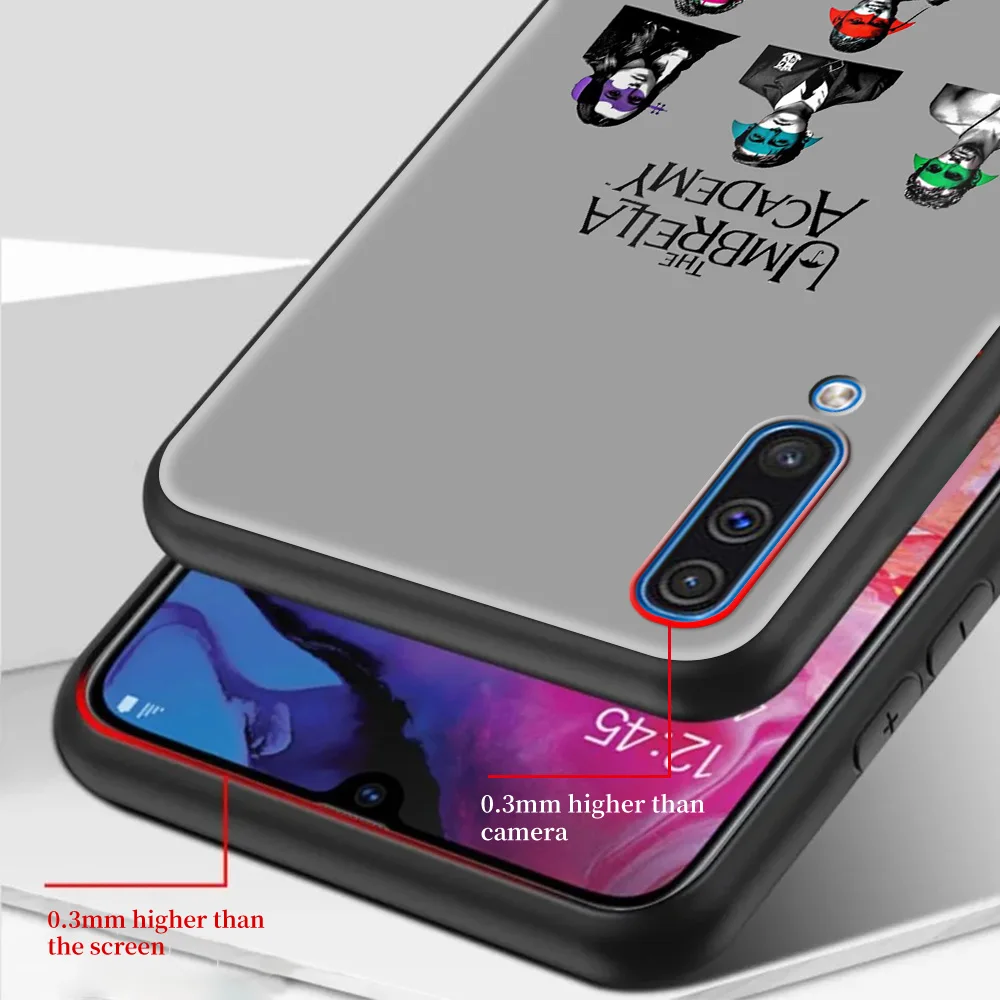 

Cartoon The Umbrella Academy Case For Samsung Galaxy A50 A70 A30 A40 A10 A10e A10s A20 A20e Soft Phone Shell Cover Coque Fundas