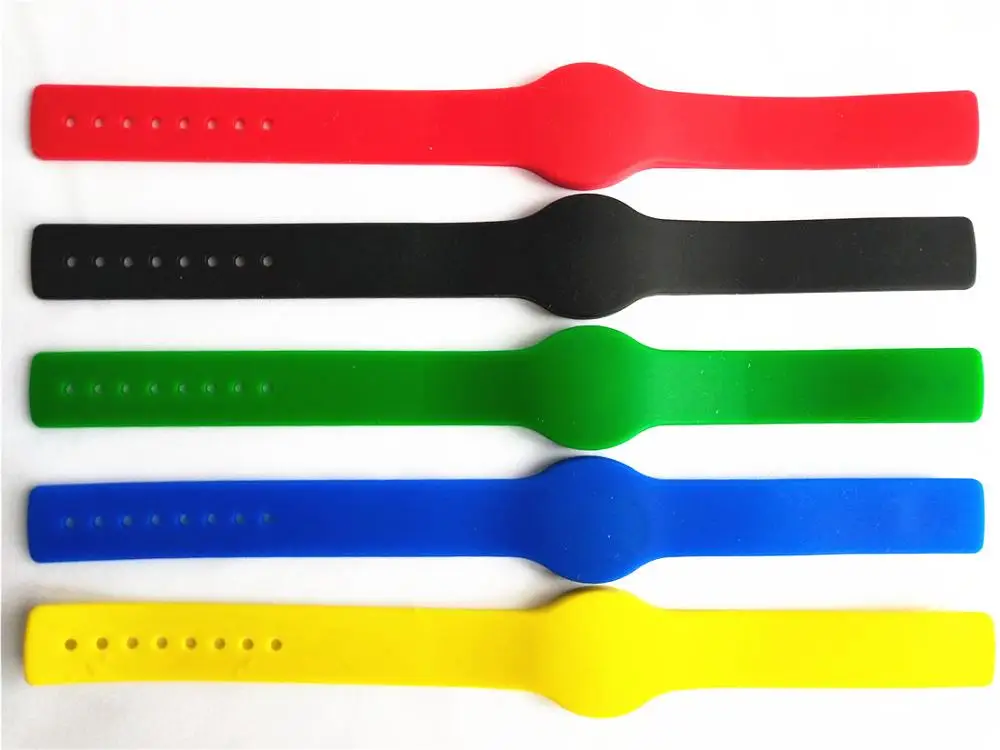 1Pcs 13.56MHz S50 Silicone Waterproof Wristband Watch Type ISO14443A NFC RFID Bracelet Many Colors Available | Безопасность и