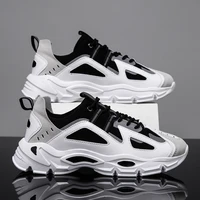 new shoes men jogging casual shoe breathable mesh sneakers fashion comfortable men shoes lace up fashion shoe
