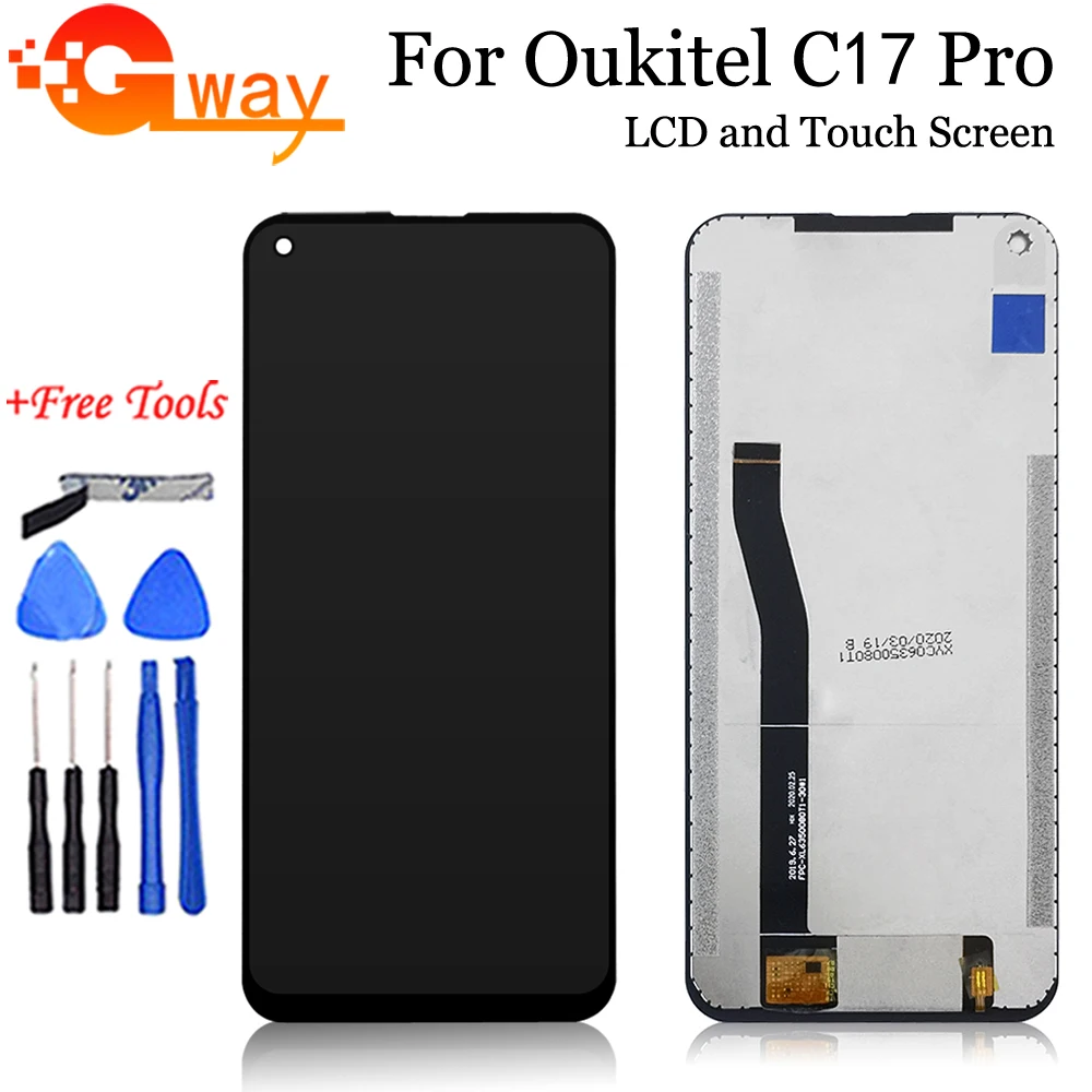 100% Оригинальный Новый 6 35 дюймовый OUKITEL C17 PRO ЖК-дисплей + кодирующий