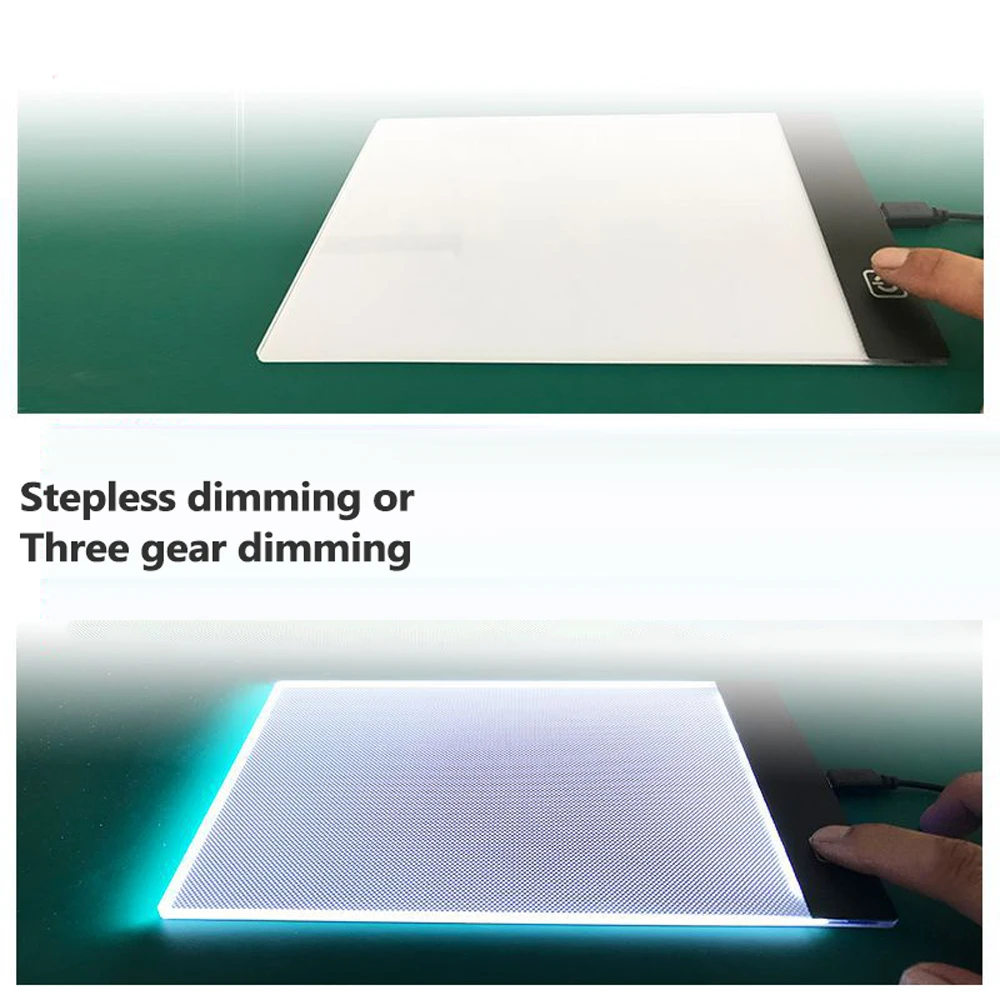 

LED Light Drawing Board Digital Graphics-Tablet for Drawing Electronics USB Writing Painting Art Graphic Copy Board
