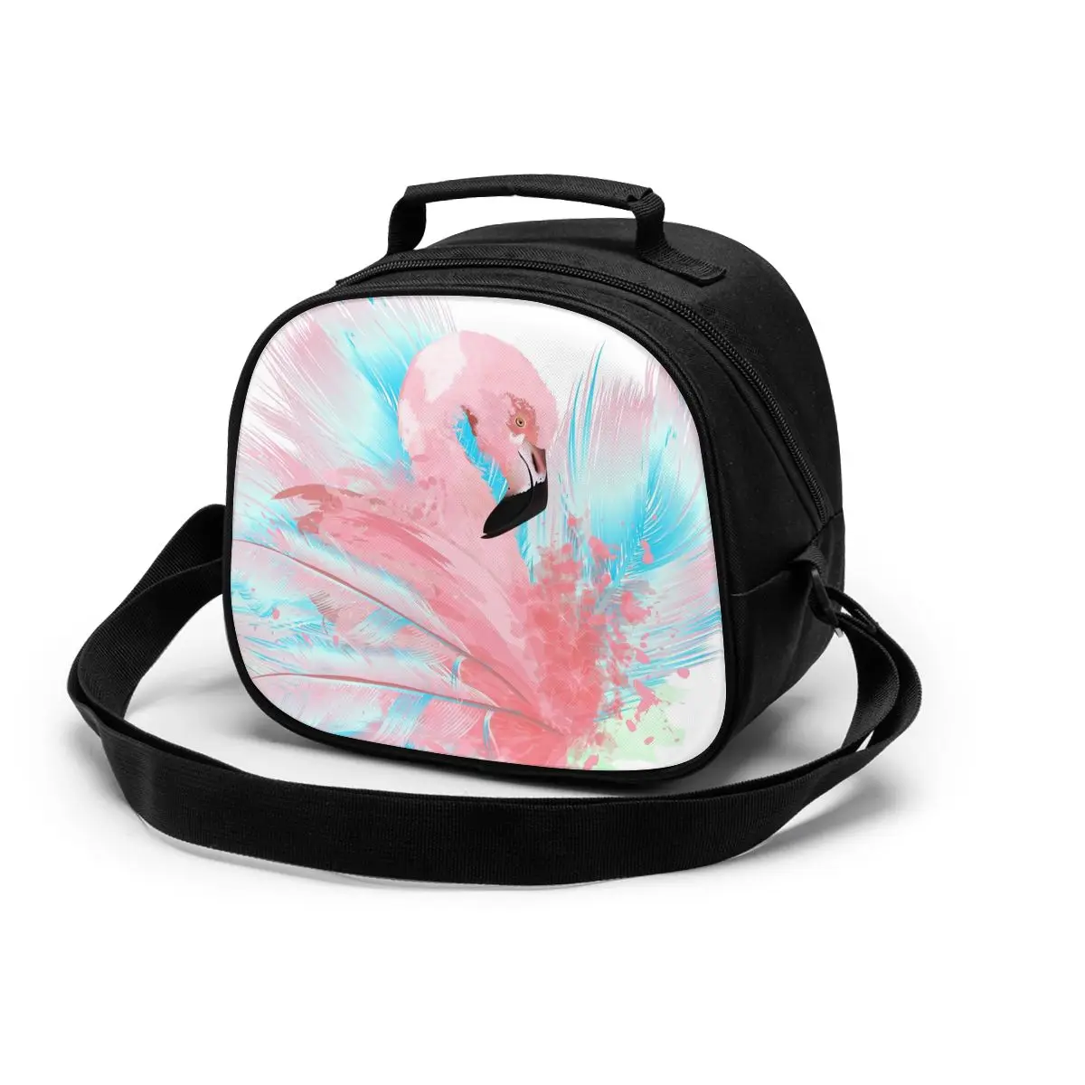 

Тропические фламинго, электрическая Детская сумка для еды, тропический функциональный женский Ланч-бокс, термальная еда, Детские Ланч-бокс...