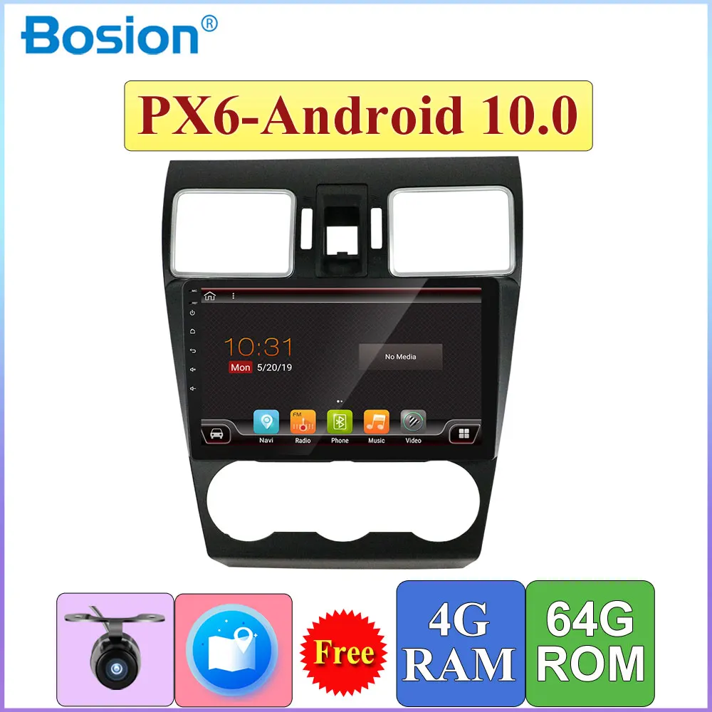 Автомагнитола Canbus 1/2 Din GPS навигация для Subaru Forester 2017 2018 стерео аудио Android 10 0 BT Mirror Link
