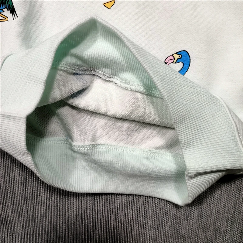 BOBOZONE синий толстовка с изображением фламинго для детей Одежда маленьких