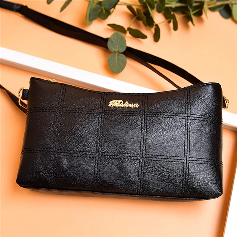 

2 in 1Women PU Leather Bags Shoulder Bags+ Card Package Fashion Top-Handle Handbags Casual Tote Bags Designer Messenger Bags