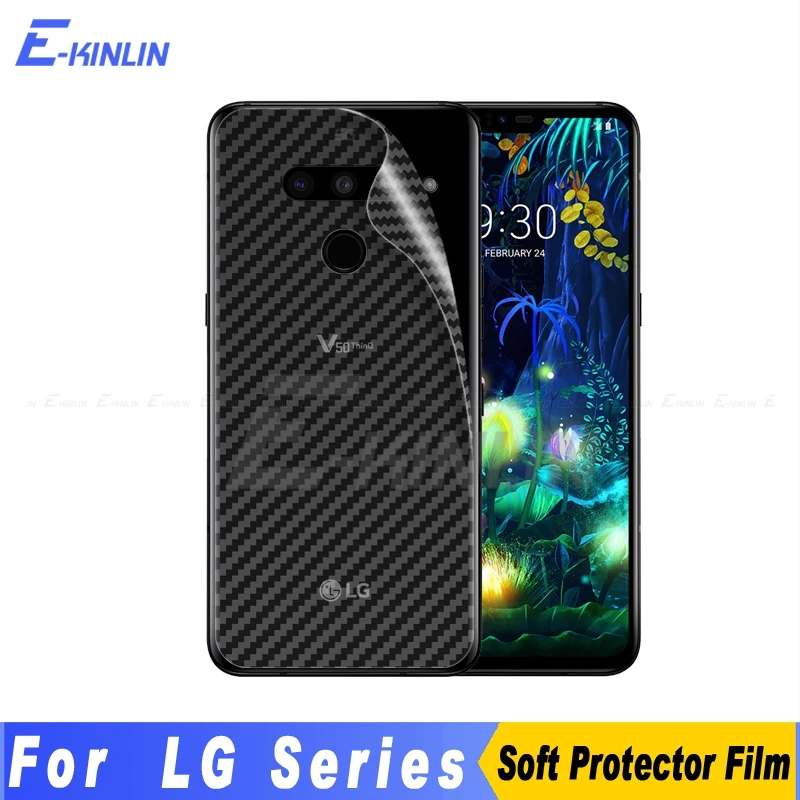 Защитная пленка для экрана из углеродного волокна LG V50 5G G8X G8 G7 V50S ThinQ G6 V40 V30S V30 Plus не