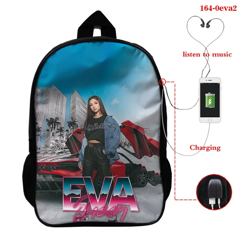 

Sac A Dos Eva Queen 3d Print Bag Men 16inch Hot Sale Bookbag Backbags Eva Queen Backpacks for School Teenagers Girls Rucksack