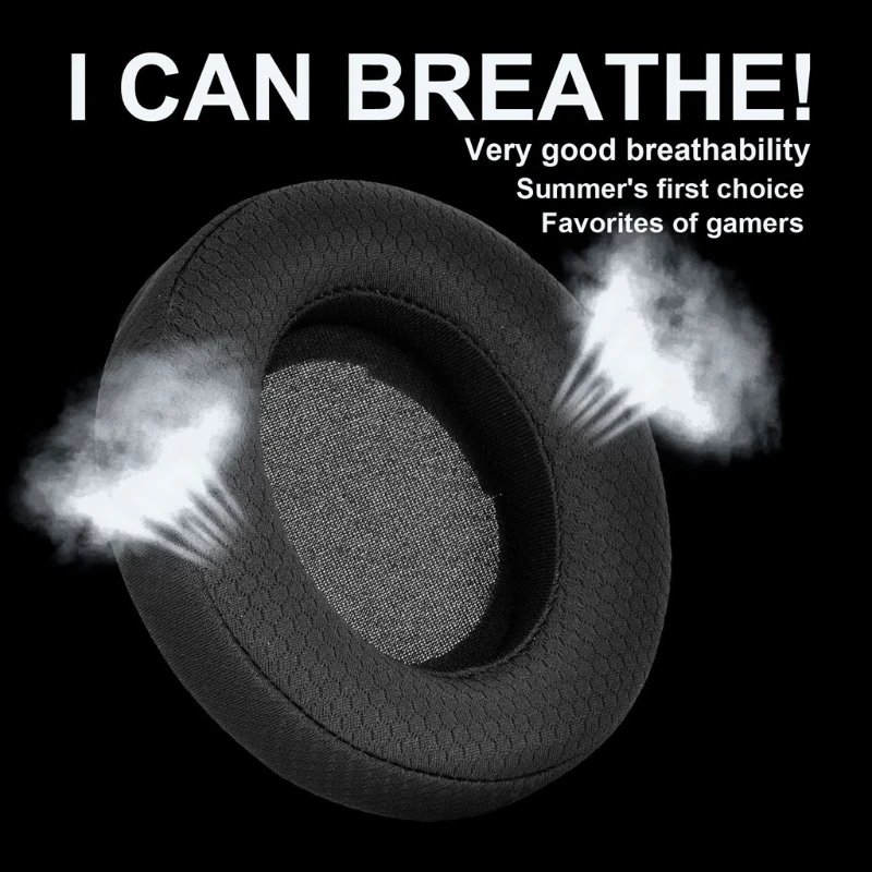 

Soft Mesh Ear Pads Earmuffs for razer 7.1 V2 Pro Earphone Ear Cushion Pad Cover Ear Pads Cushion Cover Earmuffs Earpads