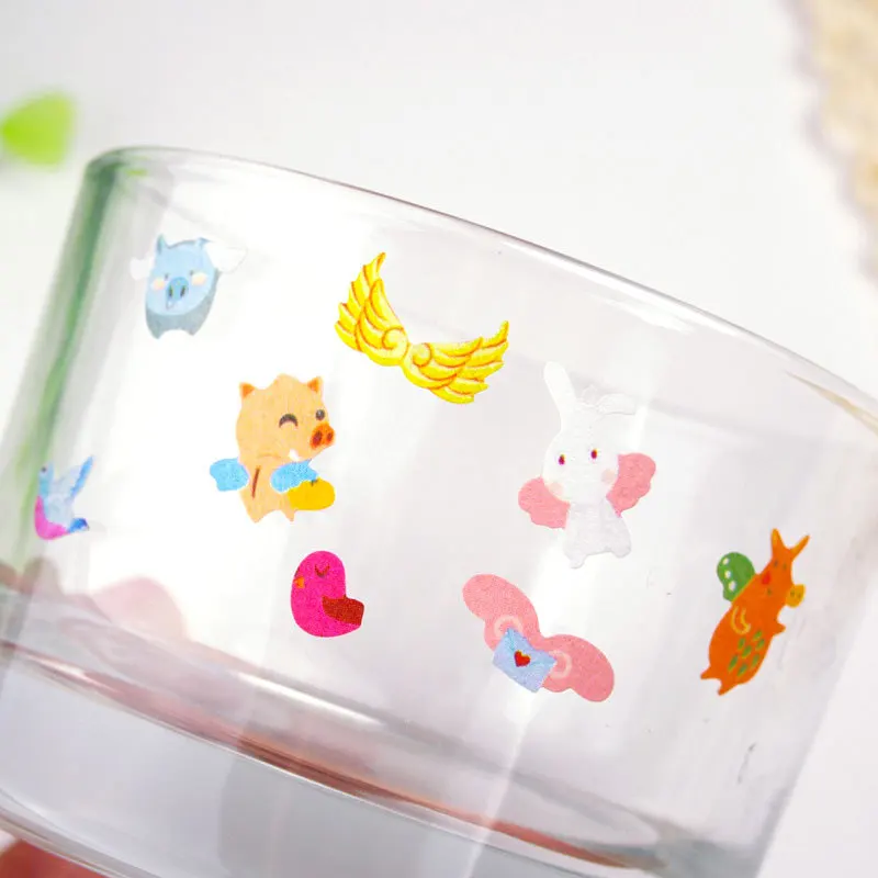 Daisyland Animals with Wings Paper Sticker Decoration DIY Ablum Diary Scrapbooking Label Cute Stationery | Канцтовары для офиса и