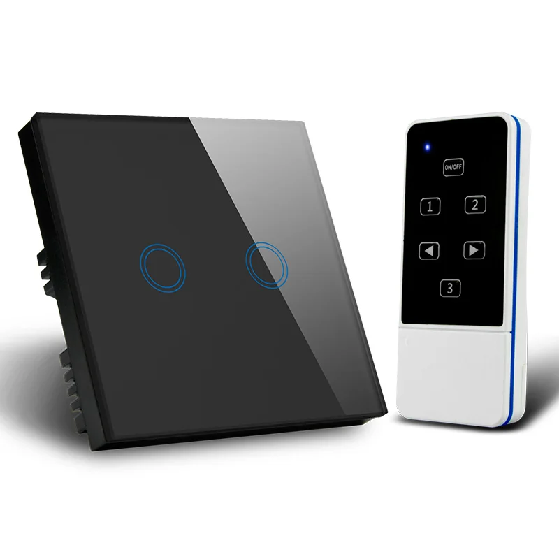 ASEER стандарт Великобритании 1-2-3Gang Хрустальная стеклянная панель Домашний