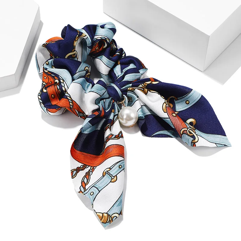 Этническое кольцо для волос с жемчужинами и кулоном женщин девушек веревка