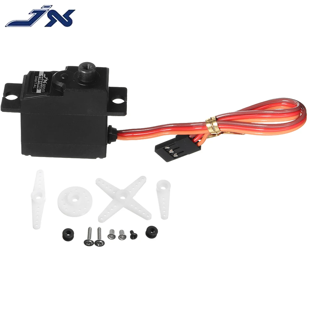 JX PDI 1181MG 4 8 6 0 V 18 г 3 5 кг металлическая Шестерни Core цифровой сервопривод для WPL RC