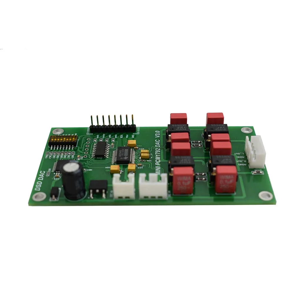Аудиодекодер Lusya HIFI PCM1792 DSD DAC собранная плата 24 бит 192 кГц поддержка двойного